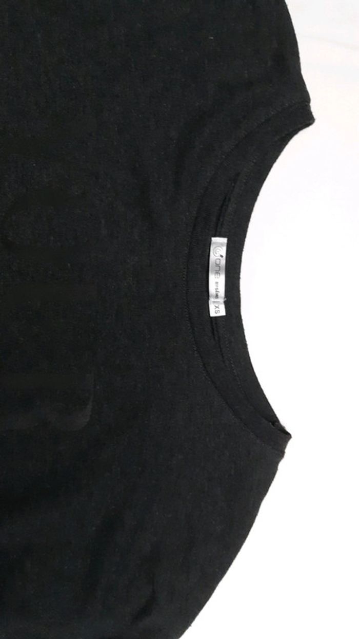 T-shirt manche longue gris foncé taille XS. - photo numéro 2