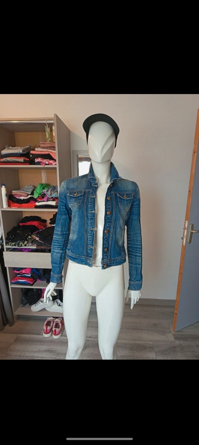 Veste en jean cache cache