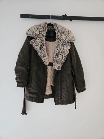 Manteau avec col fourrure