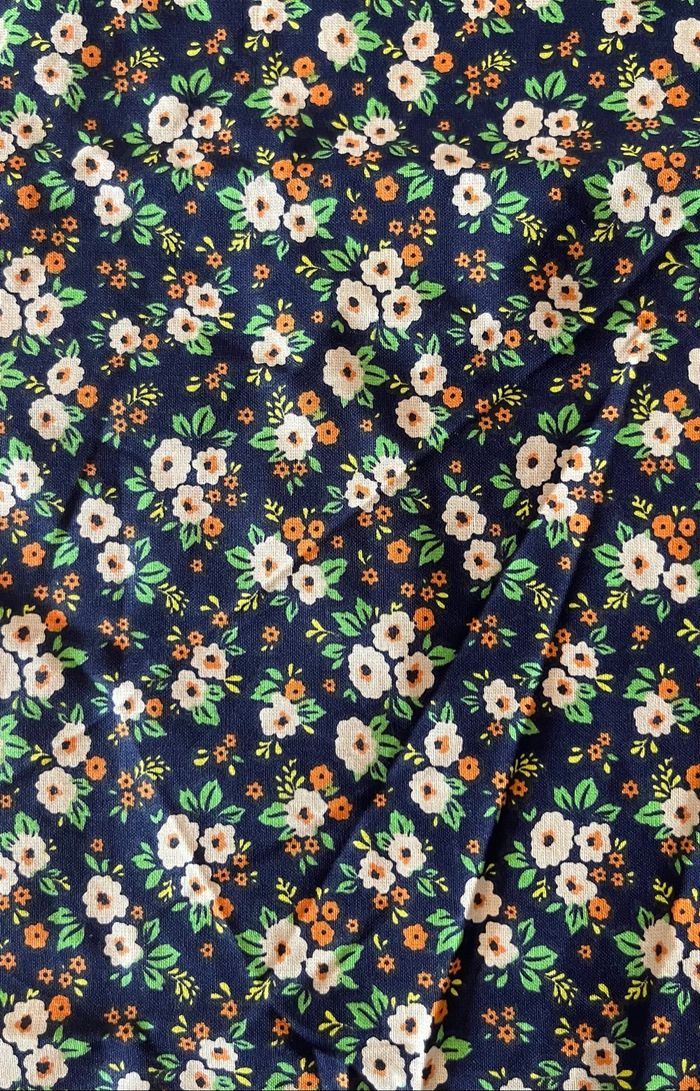 Tissu imprimé à fleurs