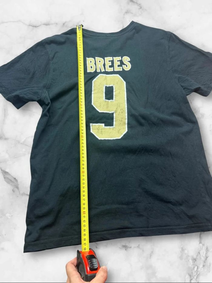T-shirt NFL Team Apparel Drew Brees #9 New Orleans Saints Vintage taille M - photo numéro 10