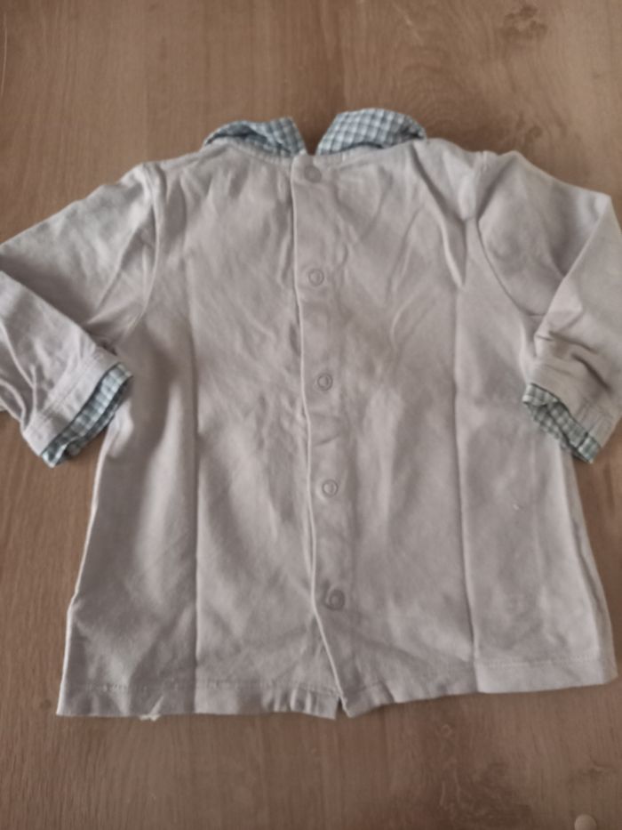 T-shirt manches longues 9 mois Obaibi - photo numéro 4