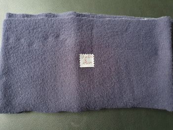 Tissu polaire noir 1m60x18cm