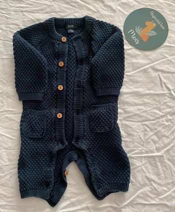 🧶 Combinaison bébé en maille – KIABI – 1 mois
