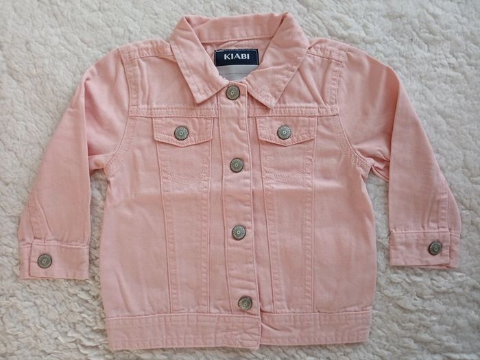 Veste en jeans rose fille taille 18 mois
