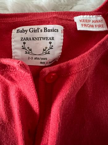 Boléro corail fille Zara 2-3ans