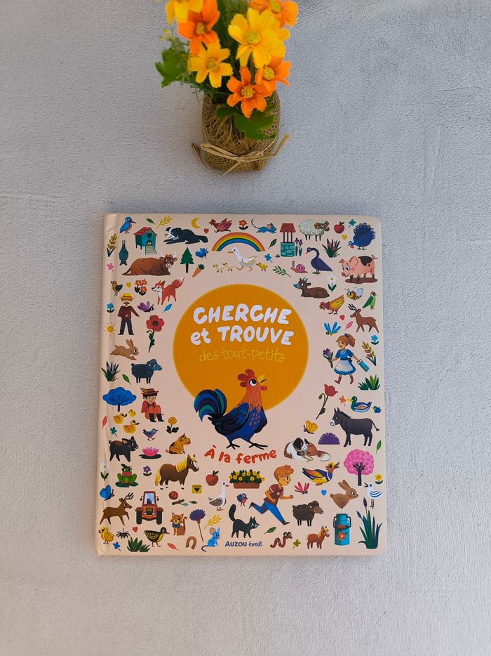 Livre Cherche et trouve à la ferme Auzou