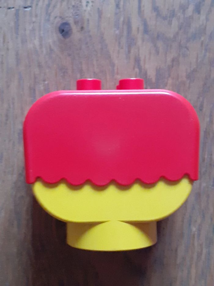 Tête aux cheveux rouges lego duplo - photo numéro 2