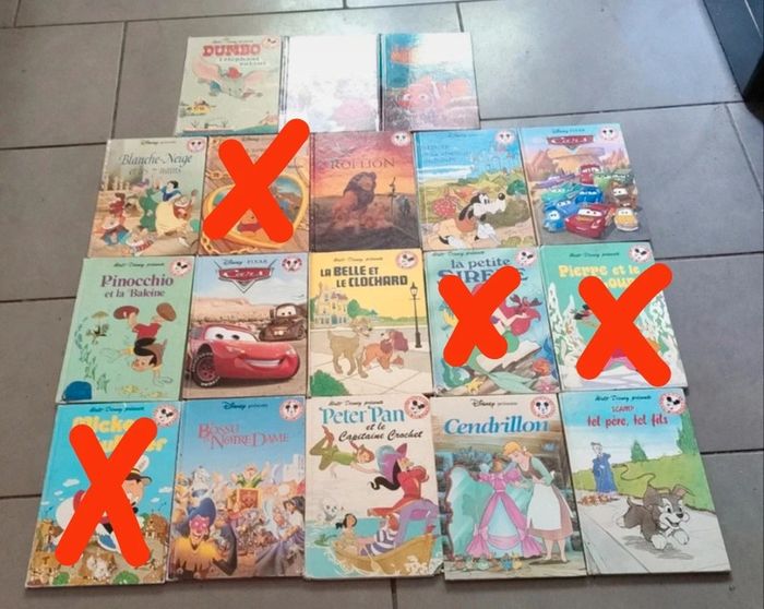 Lot 14 livres Disney