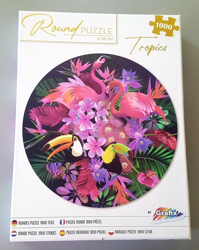 Puzzle 1000 Rond " TROPICS " NEUF