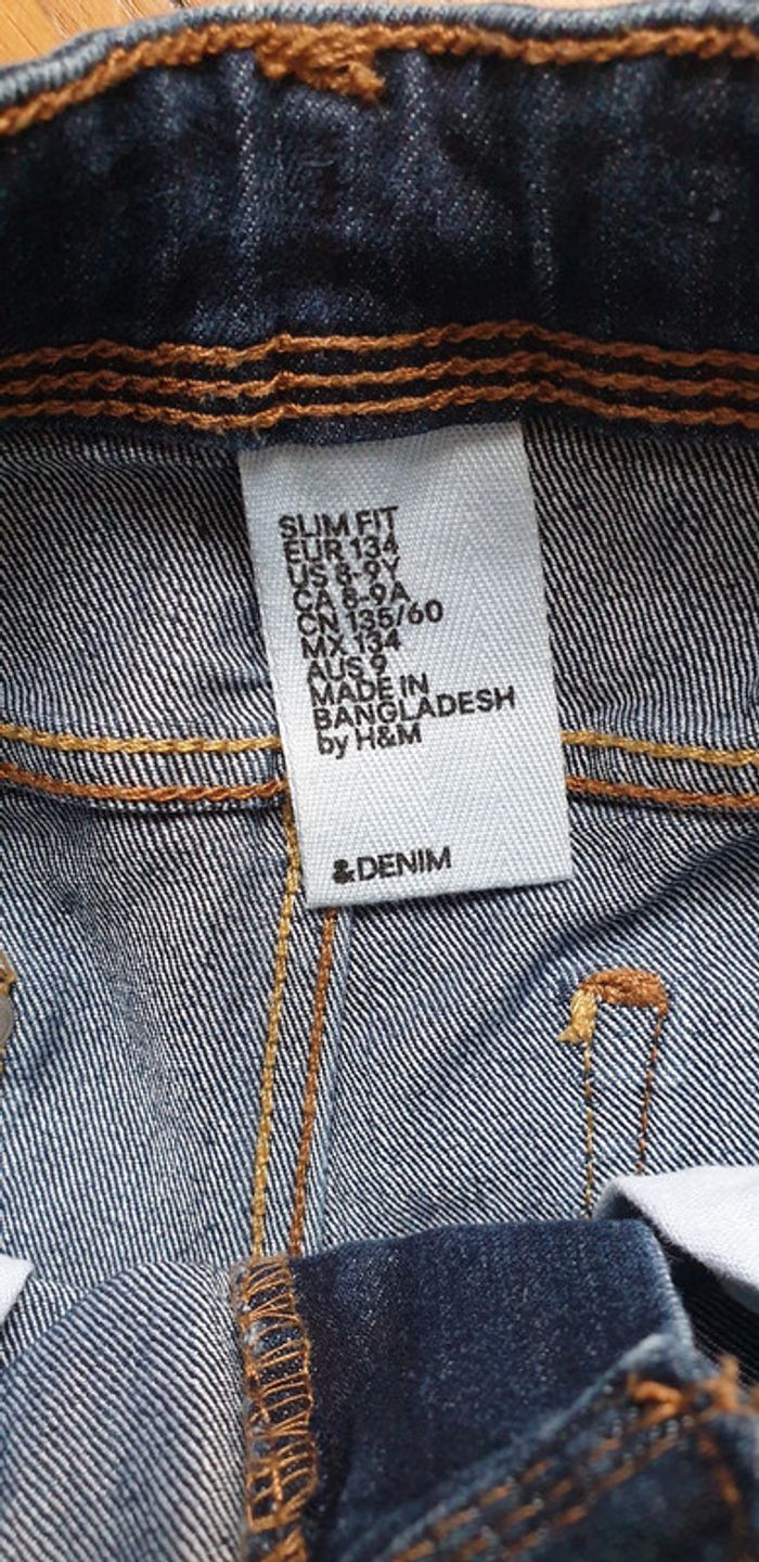 Neuf Jean taille 8/9 ans bleu denim - photo numéro 5