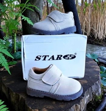 STAR - NEW - CHAUSSURES GARÇON CUIR VELOURS A SCRATCHS & SURPIQÛRES RELIEFS 19