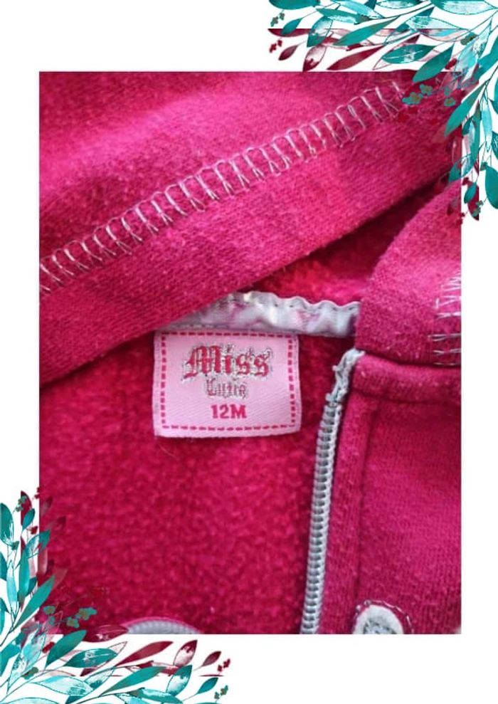 Gilet zippé fille 12 mois - photo numéro 3
