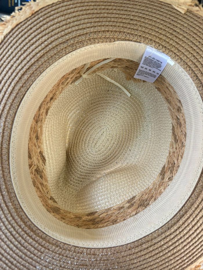 Chapeau en paille femme neuf - Style estival élégant - photo numéro 4
