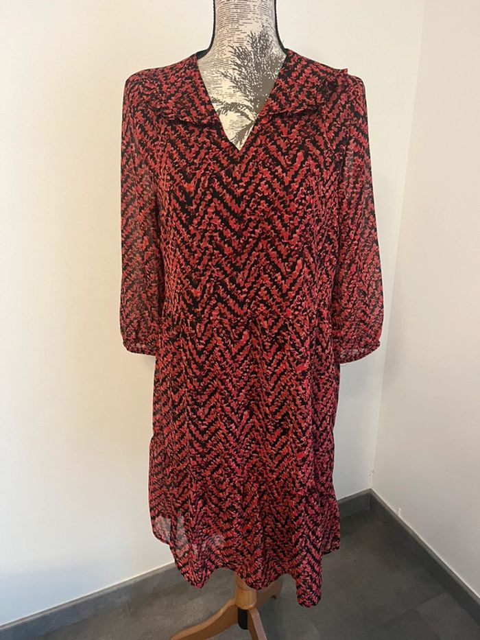 Robe esmara rouge et noire