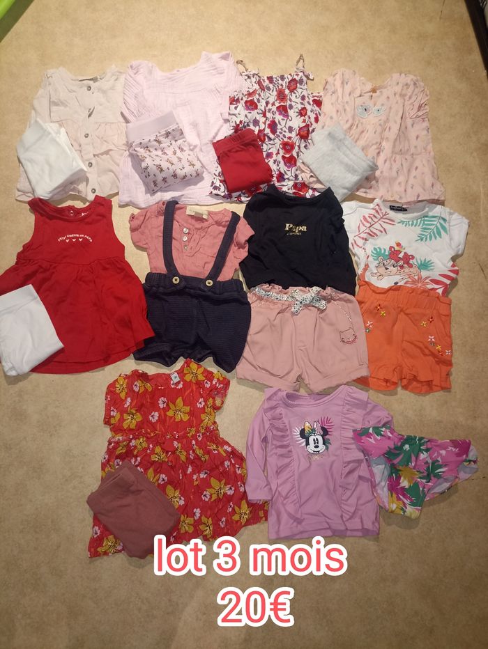 Lot vêtements 3 mois