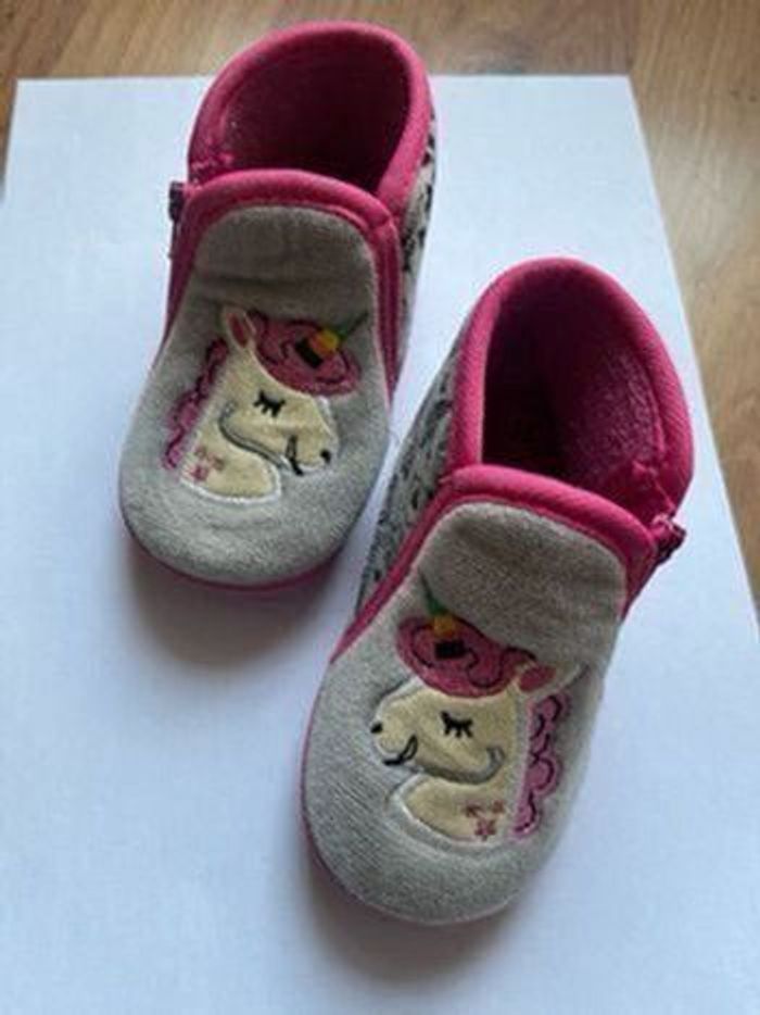 Chaussons hiver licornes 21