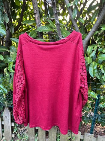 Blouse ML bordeaux