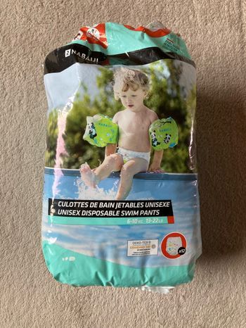 Paquet de 11 couches de bain nabaiji 6-10kg