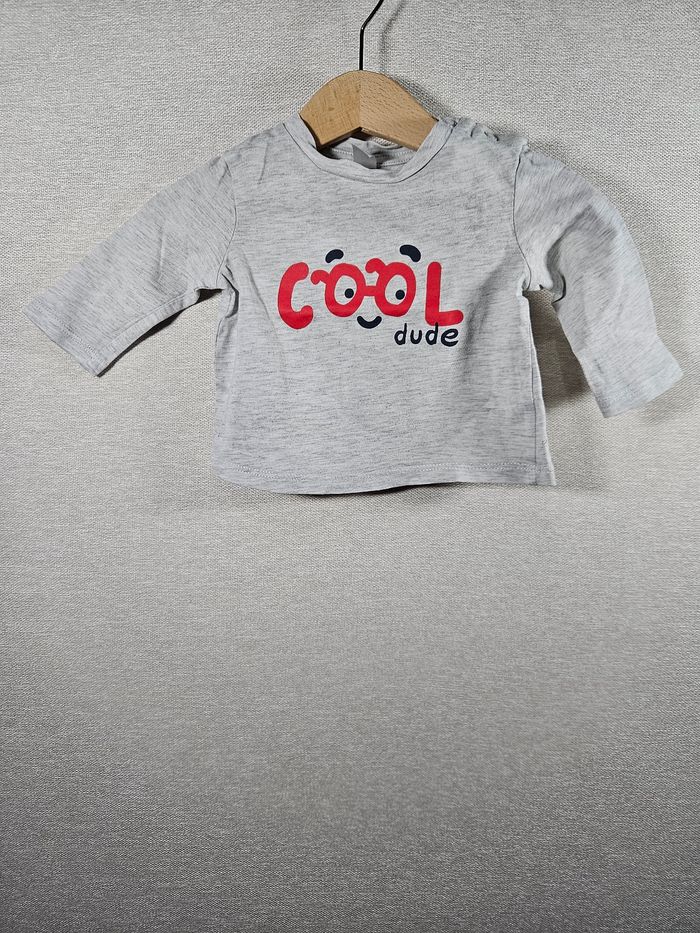 T-shirt manche longue  tex 3 mois