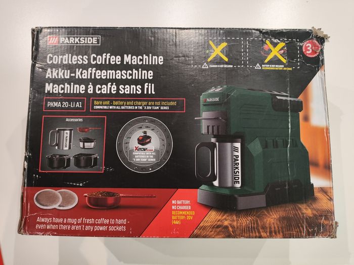 Cafetière Parkside PKMA 20 - Machine à Café 20V Compatible dosettes senseo - photo numéro 5