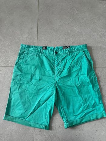Short turquoise Hero Seven 36, très bon état, taille 48x50cm