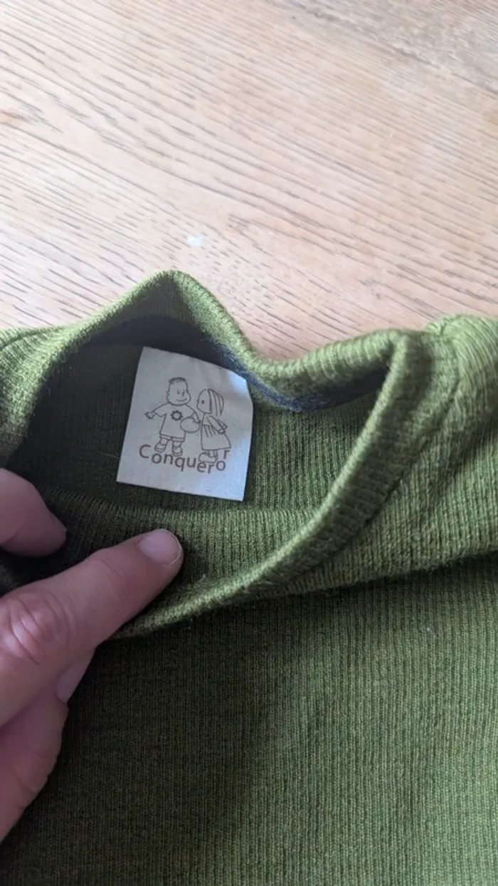 Ensemble tunique legging écharpe manymonths vert conqueror - photo numéro 6