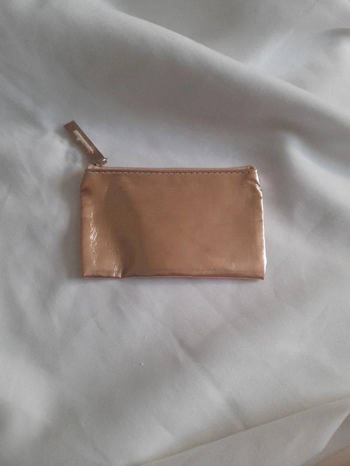 Porte monnaie champagne ( rosé) neuf - photo numéro 2