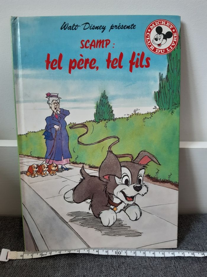 Livre + courrier  Disney vintage 1986 : Scamp tel père, tel fils, Club Mickey - photo numéro 4