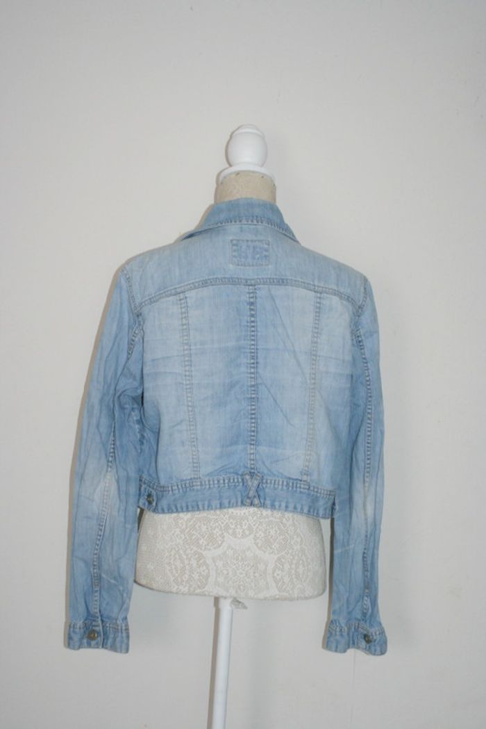 Veste en jeans Camaïeu taille petit 46 - photo numéro 3