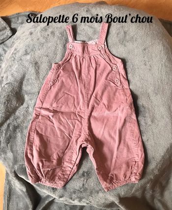 Salopette 6 mois bout’chou