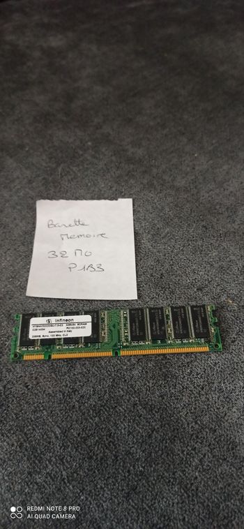 Barrette de memoire 32 mo