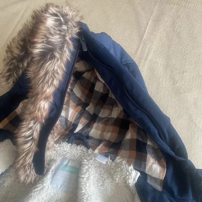 🧥 Manteau bleu Obaïbi pour enfant 🧥 - photo numéro 7