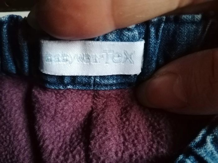 Pantalon jeans doublé 6mois - photo numéro 3