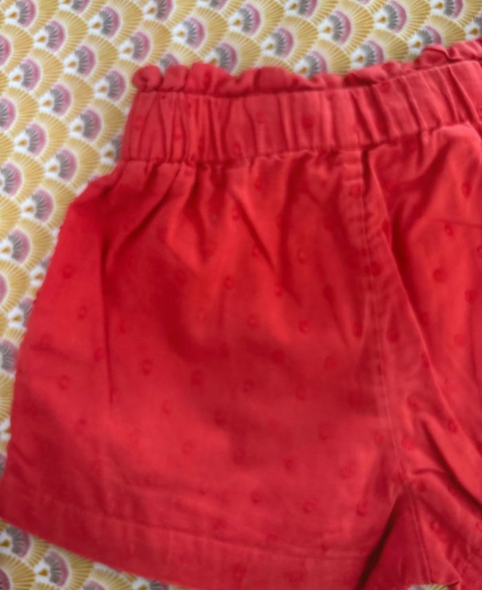 Short TAO rouge en parfait état 24M - photo numéro 6