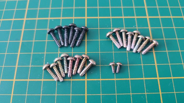 Kit visserie x24 pièce détachée console de jeux Sony Playstation 1 Ps1 SCPH-5502 #E08