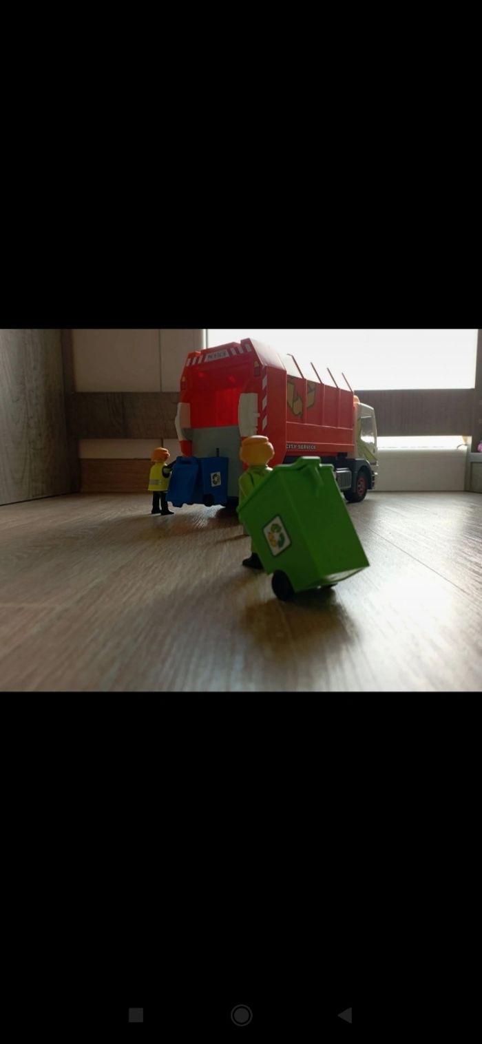 Camion poubelle playmobil - photo numéro 1