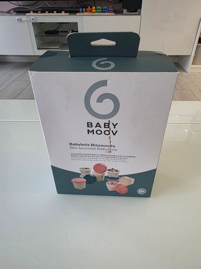 Set de pots de conservation Babymoov biosourcés
