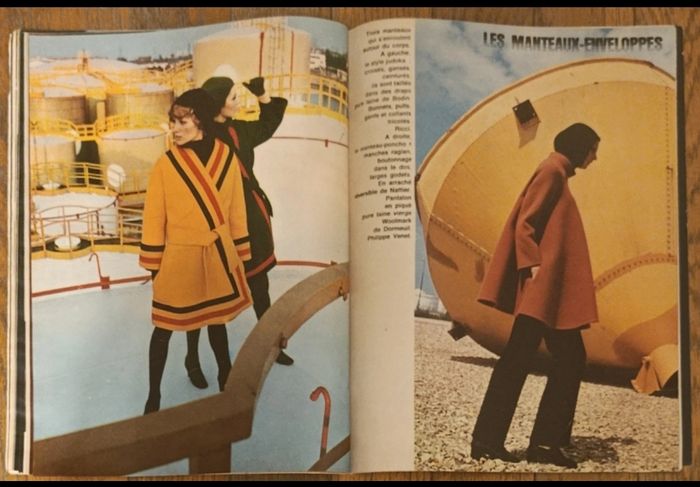 Ancien magazine Elle spécial mode Collections 70 N°1237 de 1969 vintage - photo numéro 8