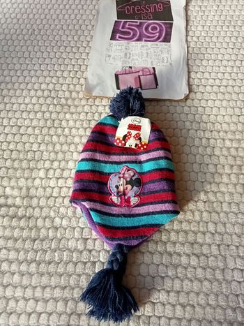 Bonnet péruvien Minnie 2-4 ans