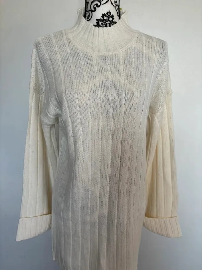 Robe pull femme crème Boohoo taille S