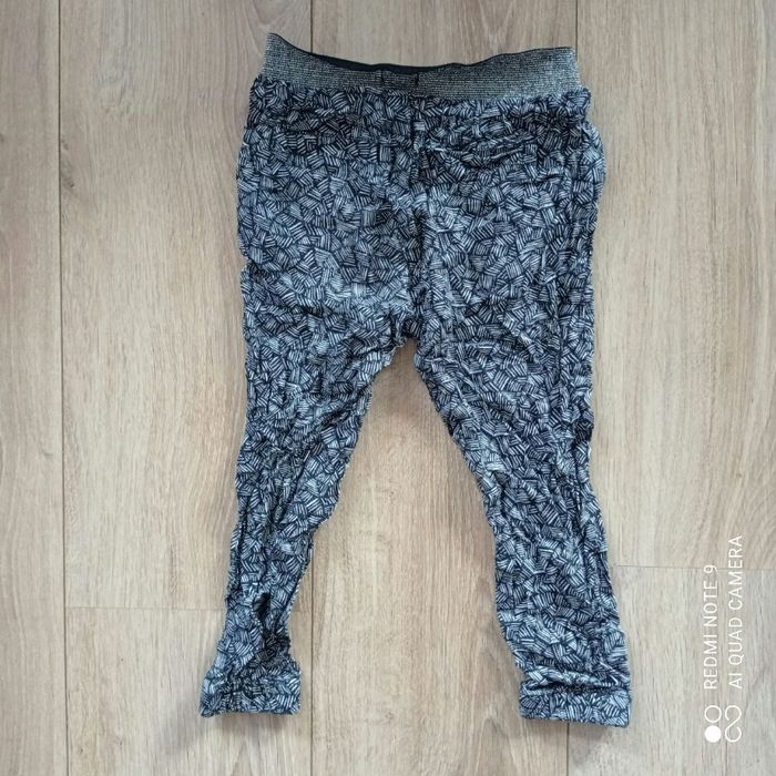 Pantalon marine à motifs 4ans - photo numéro 6