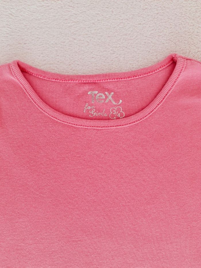 T-shirt manches courtes 3 ans Tex rose fuschia - photo numéro 2