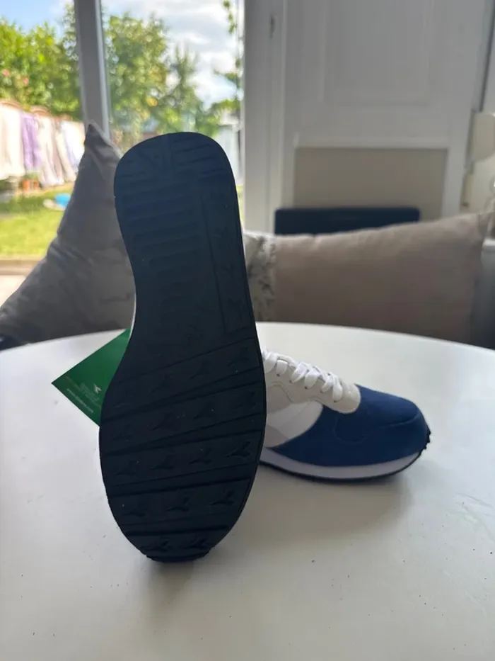 Baskets Diadora Taille 40 – Blanc / Bleu / Multicolore - photo numéro 5
