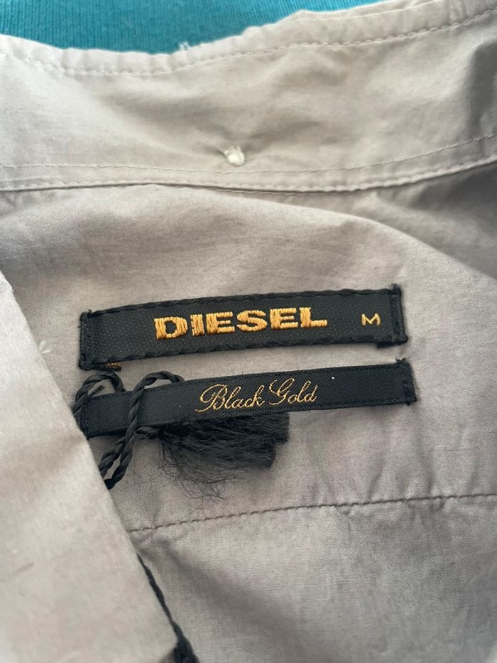 Chemise homme black gold diesel coton collector - photo numéro 5