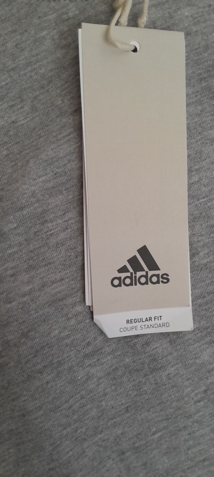 T-shirt Adidas gris homme - photo numéro 4