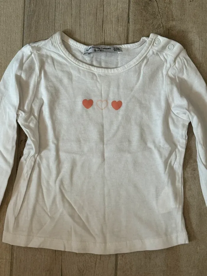 T-shirt manches longues fille