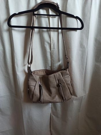 Sac bandoulière gris