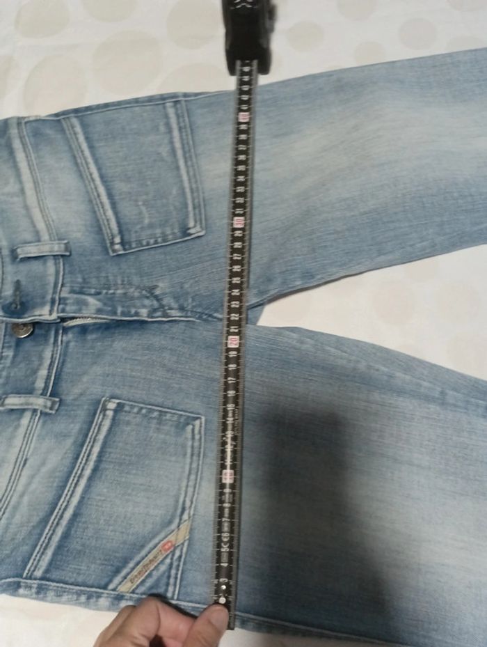 Pantalon jeans court femme Diesel coupe légèrement skinny taille 36/38 - photo numéro 11