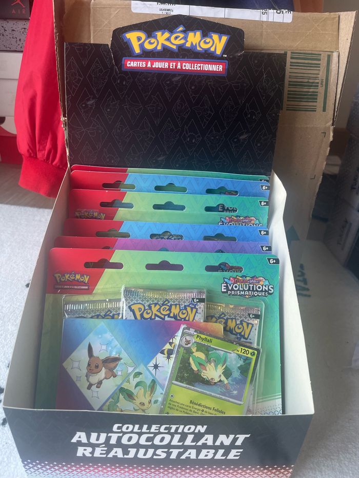 TRIPACK x6 Pokemon évaluation prismatique 8.5 + boite